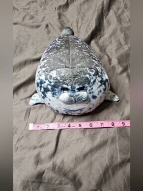Gray Spotted Seal Super Soft Plush Decor - Gray